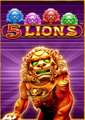 Pragmatic 5 Lions slotspel in Zebet app